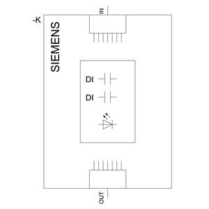 성능 2DI LED PLC 3SU1401-1MC30-1CA1 SIRIUS ACT PROFINET 터미널 모듈 노란색