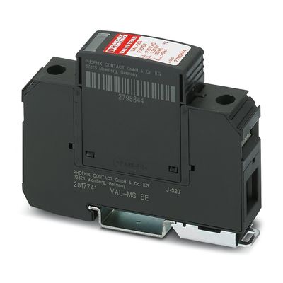 VAL-MS 230 2형 전압 보호기 2극과 230V AC 장시간 보호