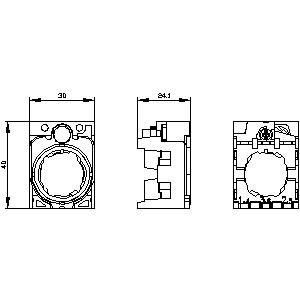 PLC 3SU1500-0AA10-0AA0 플라스틱 3 장소 A SIRIUS ACT 보유자 생산성을 향상