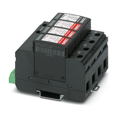 VAL-MS 320/3 1/FM-UD 4극, 320V AC 등급 전압 2형 전압 보호기