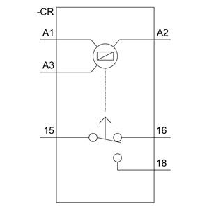 81.00 x 90.00 x 22.00MM PLC 7PV1513-1AP30 ON-delay 1 변경-회전 리레와 함께 시간 리레