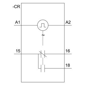 82.00 x 93.00 x 22.00MM PLC 7PV1558-1AW30 타이밍 릴레 시간 릴레