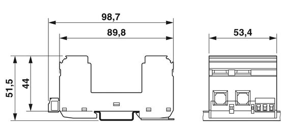 250V AC 등급 VAL-MS/3 0-BE/FM 2형 3극 성능의 전압 보호기