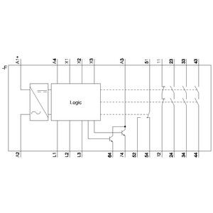 PLC 3TK2810-0JA01 고장 없는 모니터링을 위한 정지 모니터링 스크루 터미널