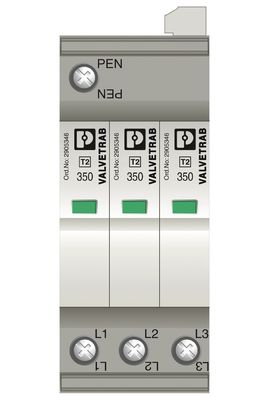 2905339 VAL-SEC-T2-3C-350-FM 피닉스 접촉 2형 5V-250V AC 전압 보호기