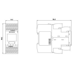 PLC 3TK2810-1BA42-0AA0 및 스프링 로딩 터미널으로 가능한 속도 모니터링