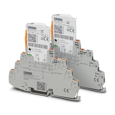 TTC-6P-2-HC-M-24DC-PT-I 2극 및 24V DC의 정원 전압을 가진 전압 보호기