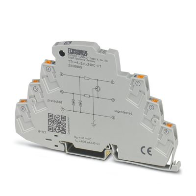 24V DC TTC-6-2X1-PT 급류 보호기 2 폴로 산업 장비를 보호