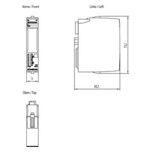 시멘스 6ES7132-6BH01-0BA0의 ET 200SP DQ 16x24VDC/0 5A ST 디지털 출력 모듈