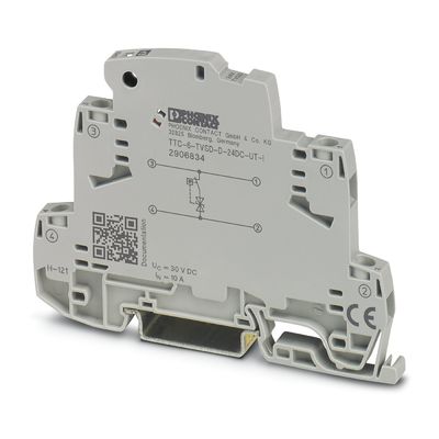 TTC-6-TVSD-D-24DC-UT-I 피닉스 콘택트 2 폴 등급 전압 24V DC