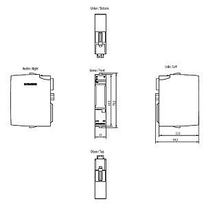 ET 200SP PLC 6ES7135-6GB00-0BA1 산업용 2xI 아날로그 입력 모듈