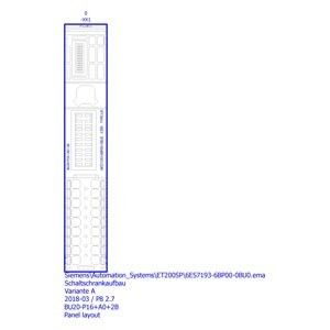 시멘스 6ES7193-6BP00-0BU0 ET 200SP 베이스 유닛 BU20-P16 A0 2B U0