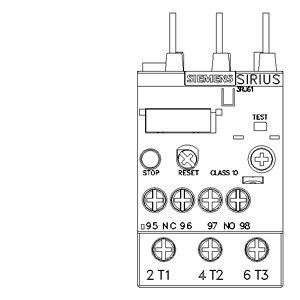 밀폐 3RU6126-4DB0 과부하 릴레이 34...40 A 크기 S0 10급 모터 보호