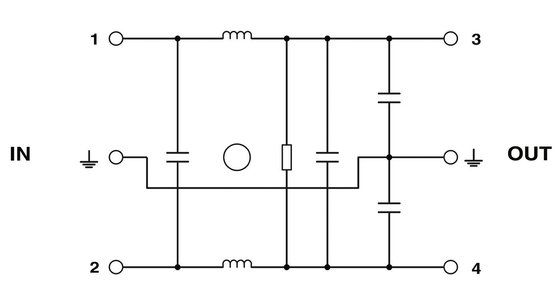 240V AC L-N 50Hz 60Hz 피닉스 접촉을 위한 EMC 필터