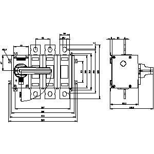 PLC 3KD4032-0PE10-0 SENTRON 3KD 기본 장치 단속 스위치 최대 1600A
