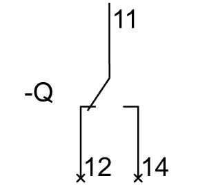 PLC 3KD9003-2 3KD0 크기의 액세서리 01/02 케이블 없는 보조 스위치 1NO 1NC