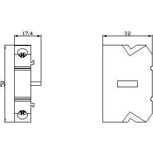 PLC 3KD9003-2 3KD0 크기의 액세서리 01/02 케이블 없는 보조 스위치 1NO 1NC