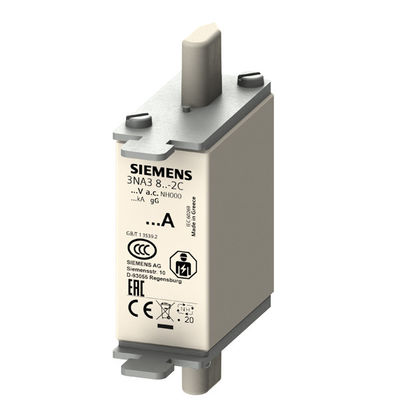 500V PLC 3NA3805-2C LV HRC 피질되지 않은 손잡이 럭과 전면 지표 크기 000