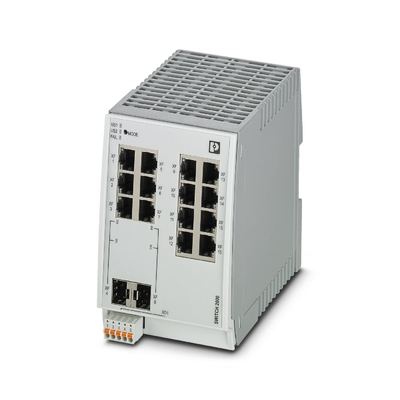 산업용 이더넷 스위치 FL SWITCH 2214-2SFX EtherNet/IP 네트워크 IP65 보호 수준
