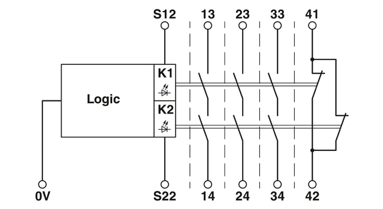 PSR-SCP-24DC/URML4/3X1/1X2/B 포닉스 접촉 연장 모듈
