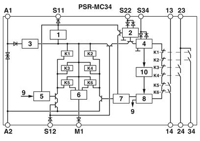 피닉스 연락 PSR-MC34-3NO-1DO-24DC-SP 전압 릴레에 대한 비상 정지 안전 릴레