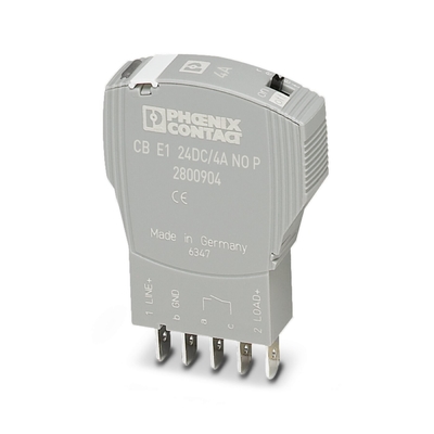 24V DC 2800904 CB E1 24DC/4A NO P 피닉스 접촉 전자 장비 회로 차단기