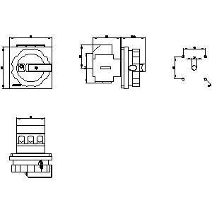 PLC 3LD2504-0TK53 기본 장치 단속 스위치 비상 종료 스위치