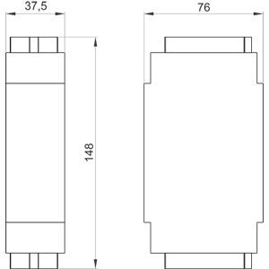3LD9240-2B N 또는 PE 터미널 3LD2 3 및 3LD2 4 160 / 250 A 견고한 구조