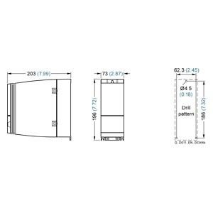 산업용 성능 시멘스 컴팩트 변환기 SINAMICS G120C FSA 6SL3210-1KE18-8UF1