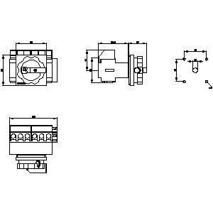 컴팩트 디자인 시멘스 3LD2103-4VP51 기본 장치 단속 스위치
