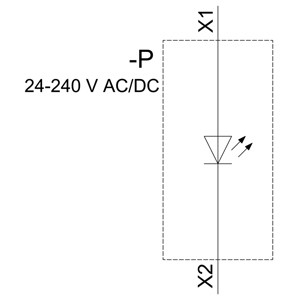 전면 장착 시멘스 3SU1401-1BH40-1AA0 스크루 터미널과 함께 SIRIUS ACT LED 모듈