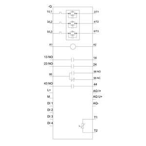 시멘스 3RW5547-6HA14 SIRIUS 소프트 스타터 크기 4 스크루 터미널 모터 보호