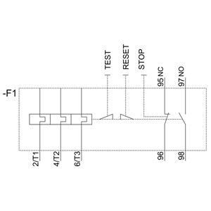 시멘스 3RU5146-4HB0 과부하 릴레 80 100 A 크기 S3 10급 밀폐 전압 릴레