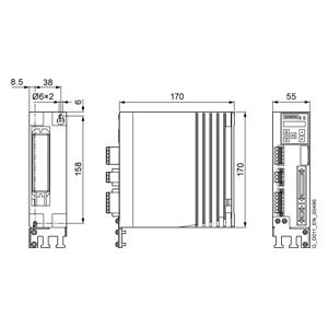 200V 0.40kW 시네믹스 V90 변환기 LI PROFINET FSB 6SL3210-5FB10-2UF2 시멘스
