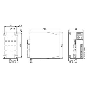 SINAMICS V90 변환기 LI 200 V PROFINET FSD 1.0 kW 주파수 인버터 드라이버 6SL3210-5FB11-5UF0