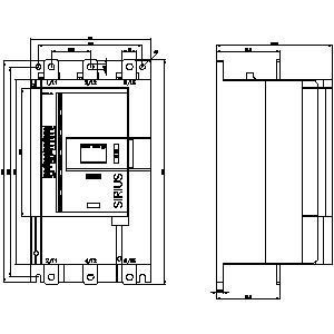 시멘스 3RW5244-6TC14 SIRIUS 스크루 터미널과 열역 출력