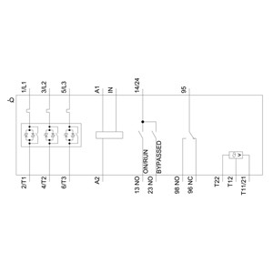 시멘스 3RW5244-6TC14 SIRIUS 스크루 터미널과 열역 출력