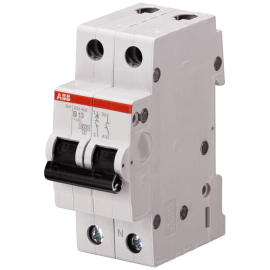 220V MCB SH201-B40NA 소형 회로 차단기 1 NP B 40 A 등급 전압 220 BCD 곡선