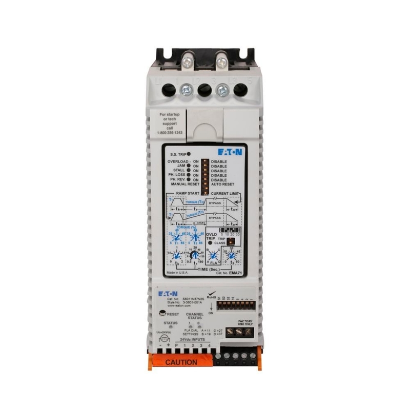 S801 N37N3S 소프트 스타터 400V 18.5kW 산업용에서 부드럽고 안전한 모터 시작