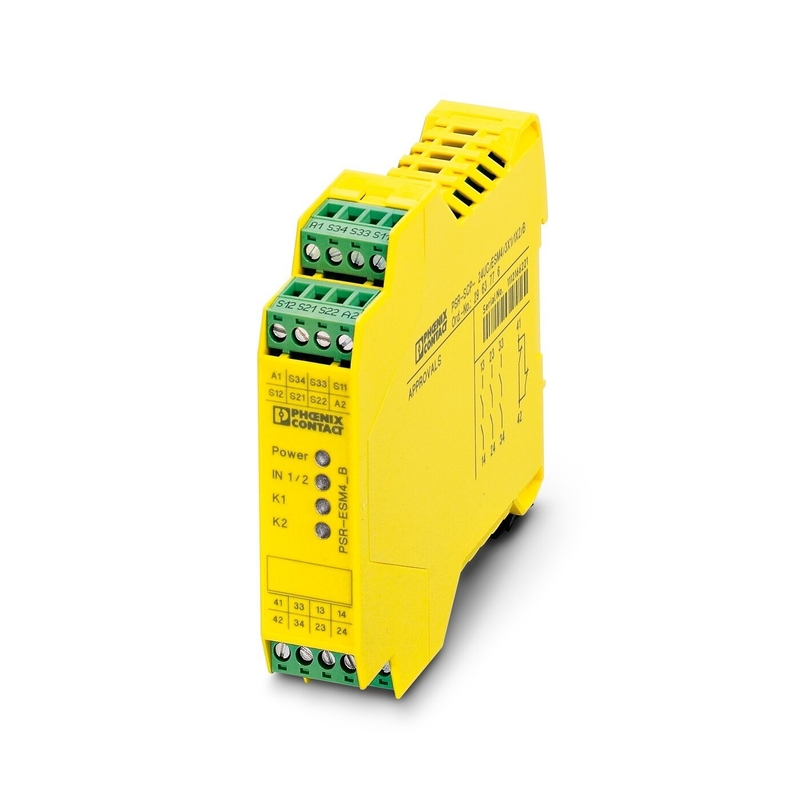 PSR-SPP-24UC/ESM4/3X1/1X2/B 안전 릴레 접촉 부하 안전 종료 결합 릴레