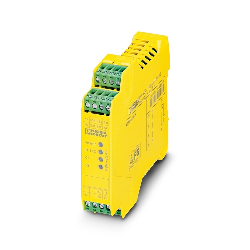 안전 및 원활한 산업 프로세스를 보장하는 PSR-SPP-24UC/ESA4/2X1/1X2 안전 릴레