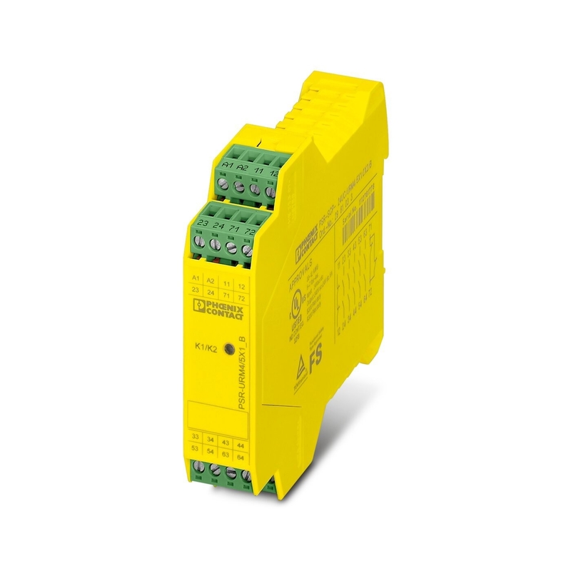 PSR-SCP-24UC/URM4/5X1/2X2/B 확장 모듈, 안전 종료 및 접착 릴레이