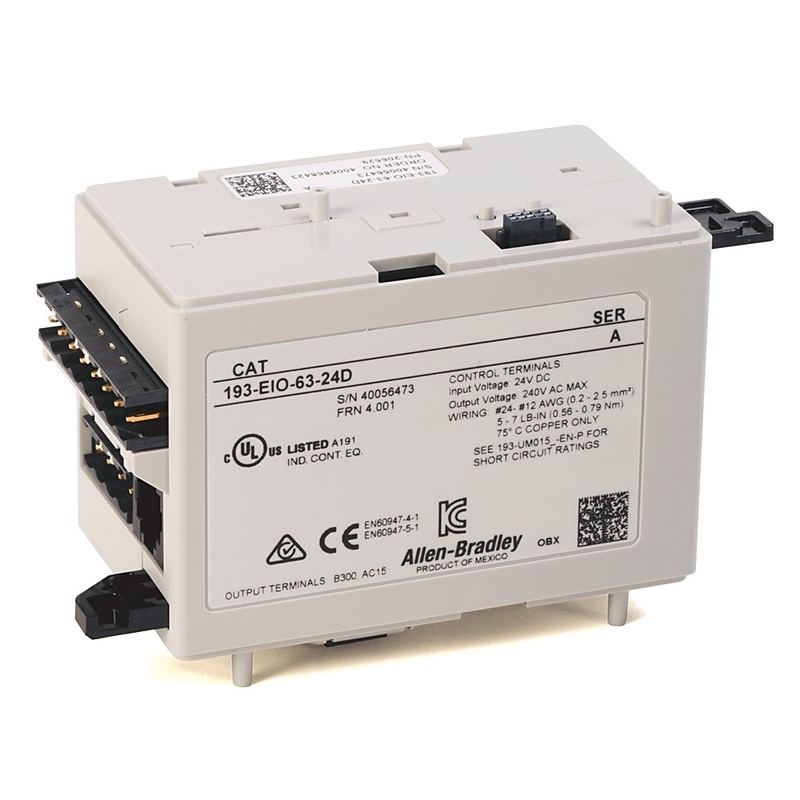 193-EIO-63-24D 전자 입력/출력 제어 모듈 6 입력 / 3 출력 24V DC ab A-B 제어