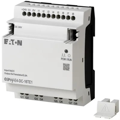 24V DC DI/O 제어 전원 소스 제어 릴레 8DI8DO 스크루 터미널 EASY-E4-DC-16TE1