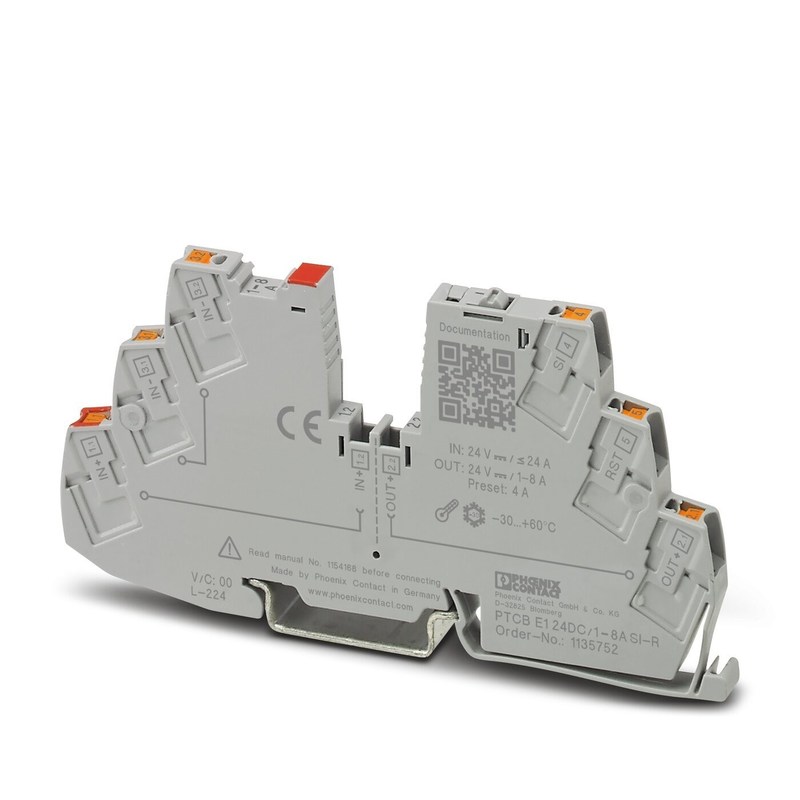 1135752 PTCB E1 24DC/1-8A SI-R 전자 부품용 전자 회로 차단기