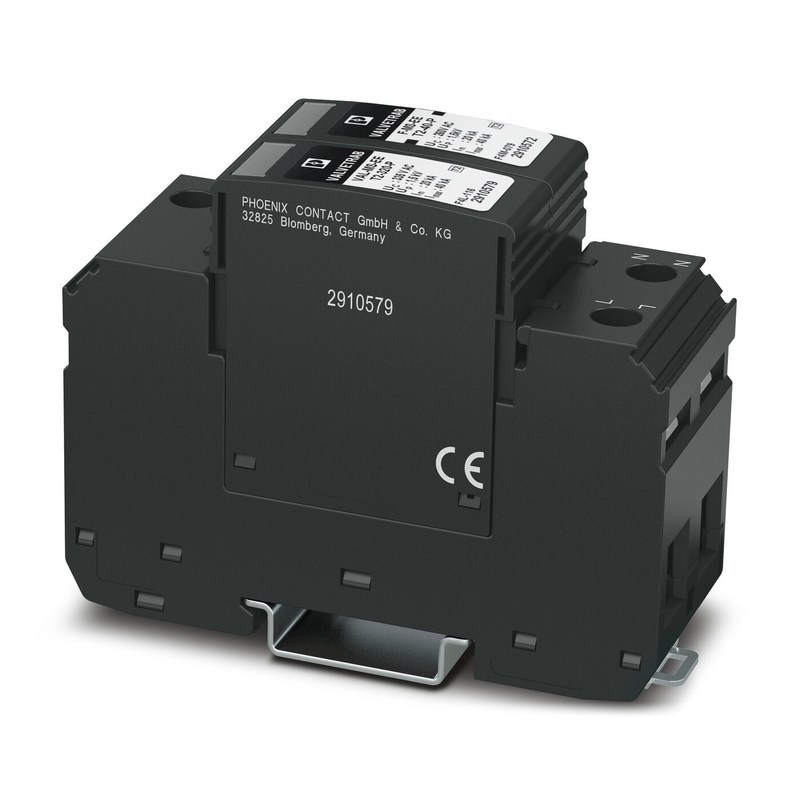 240V AC L-PE / N-PE 등급 VAL-MS-EE-T2-1 1-320 3극의 2형 전압대압 보호기