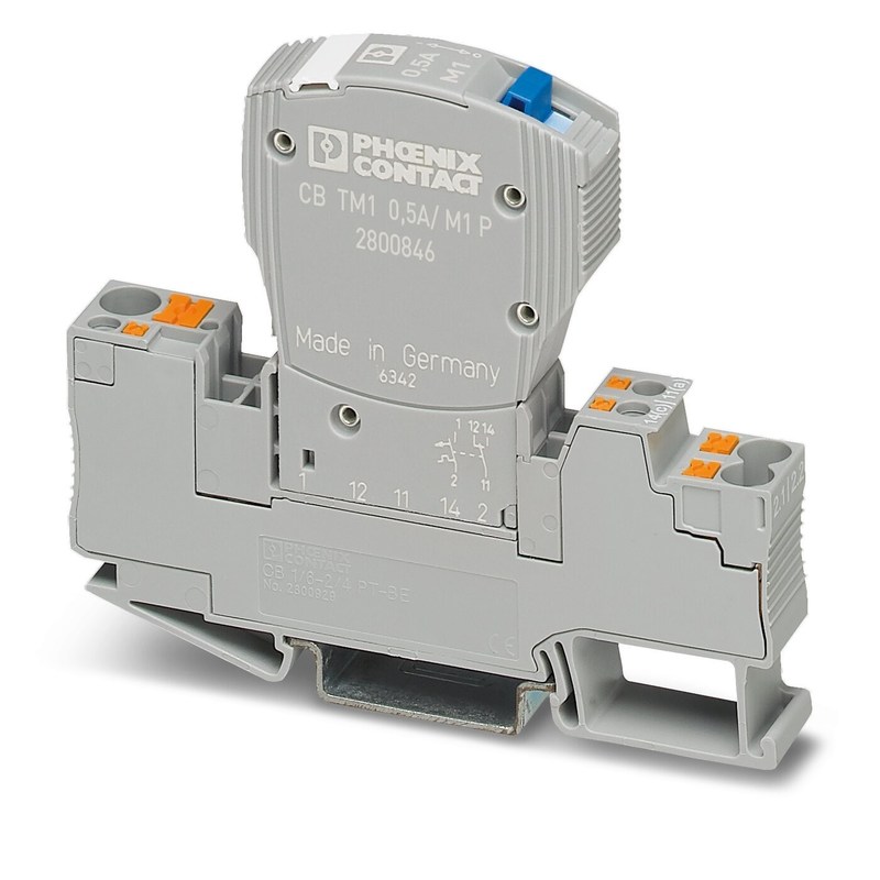 2800846 CB TM1 0.5A M1 P 열자기 장치 회로 차단기 50V DC 5극