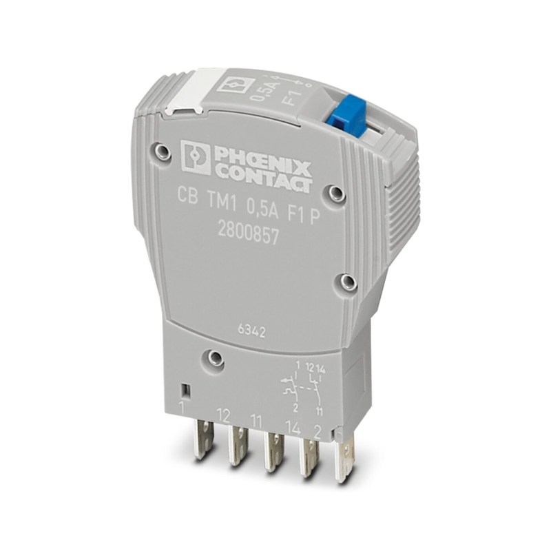 50V DC 5극 2800857 CB TM1 0.5A F1 P 열자기장치 회로 차단기