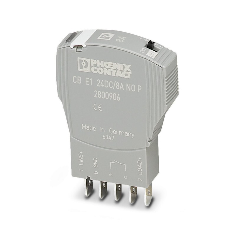 5극 24V DC 2800906 CB E1 24DC/8A NO P 전자 장비 회로 차단기