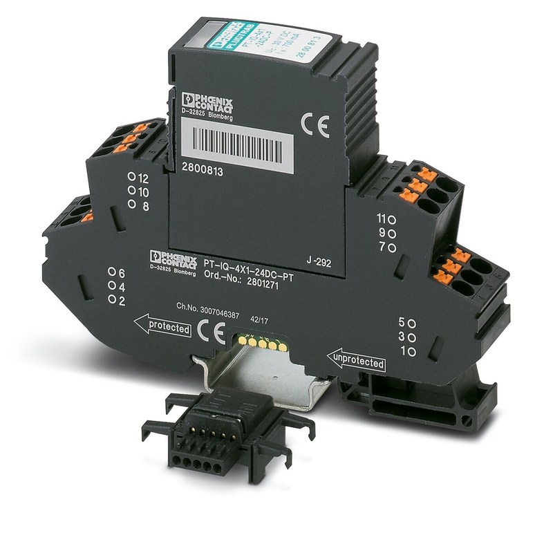 24V DC 4 폴 PT 서저 보호기 PT-IQ-4X1-24DC-PT PT 시스템